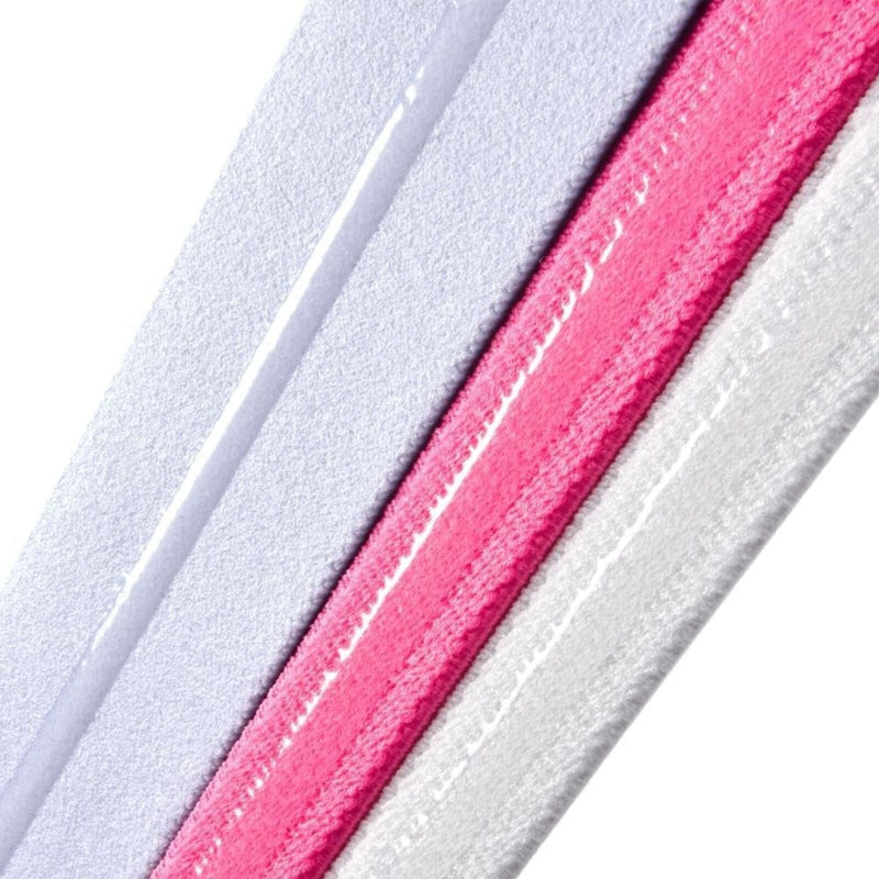 Load image into Gallery viewer, Adidas 3pk Hairbands Non-Slip Headbands Elastic One Size Washable in Graphic Black Pink White-4
