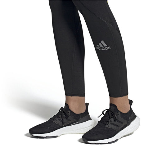 Adidas Womens Ultraboost 21 Running Trail Gym Shoe - Core Black/Core Grey-2