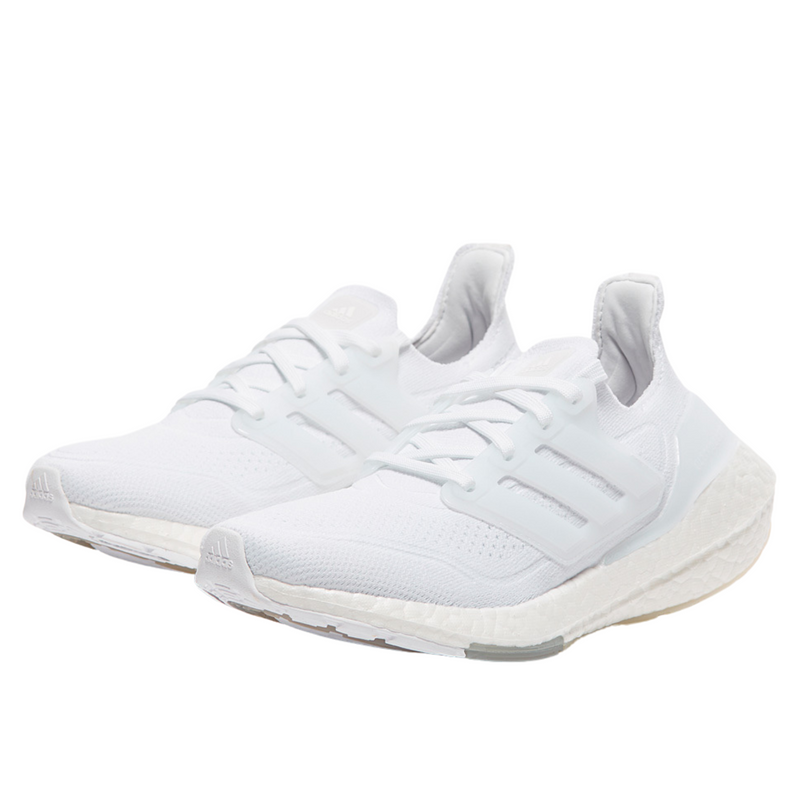 Load image into Gallery viewer, Adidas Womens Ultraboost 21 Running Race Gym Shoe - White/Grey-1
