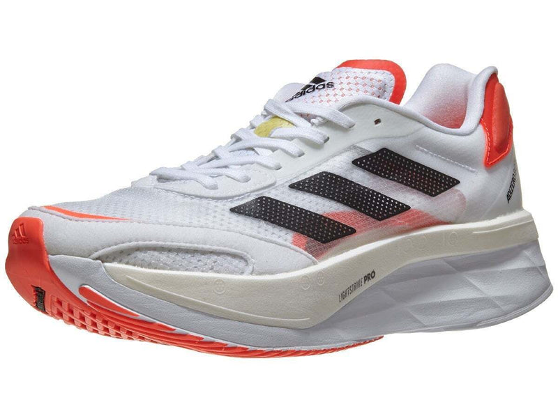Load image into Gallery viewer, Adidas Mens Adizero Boston 10 Shoes Runners Sneakers - White/Black/Red-3
