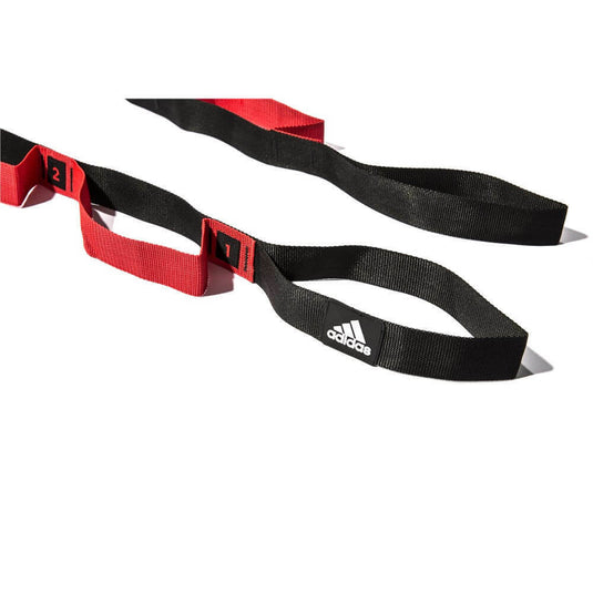 Adidas Stretch Assist Band Looped Warm Up Warmup Pre-Workout - Red/Black-4