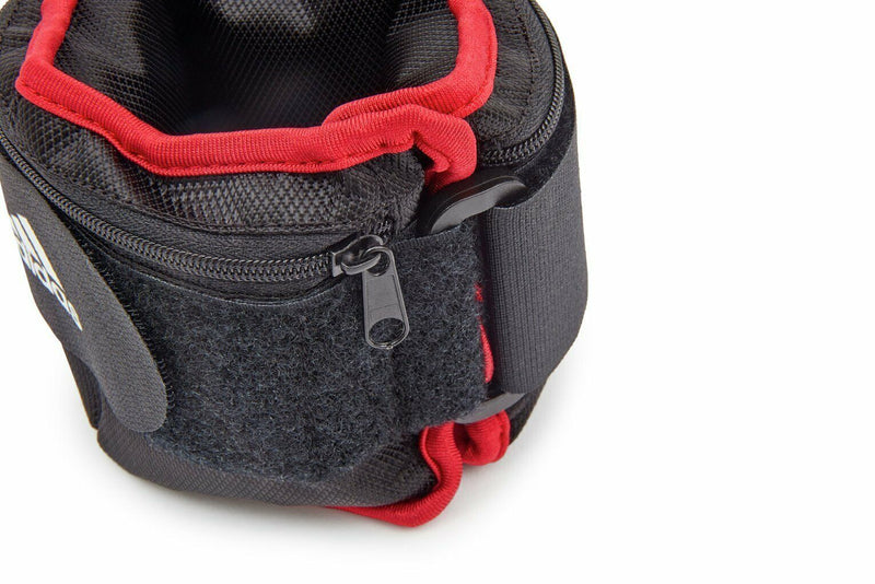 Load image into Gallery viewer, Adidas Adidas Adjustable Ankle Weights (2 x 1kg) Gym Training Workout - Black/Red-3
