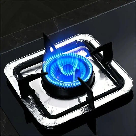 480x Aluminium Disposable Foil Stove Burner Covers Bulk - Square-3