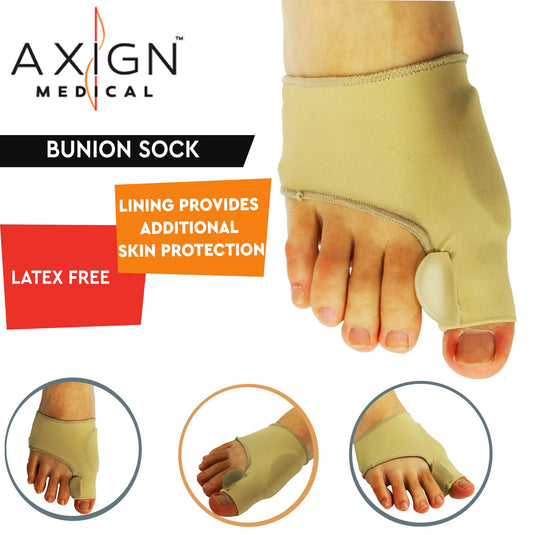 1 Pair Axign Medical Grade Bunion Sock Joint Pain Support Sleeve Separator-1