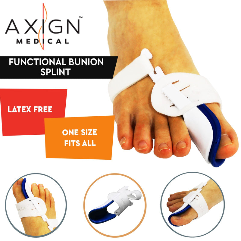 Load image into Gallery viewer, Axign Medical Toe Splint Corrector Strap Orthopedic Hallux Valgus Bunion Straightener Support-1
