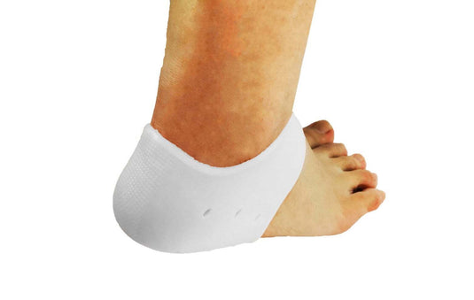 1 Pair AXIGN Medical Silicone Gel Heel Sleeve Bunion Foot Pad Cushioning Support-0