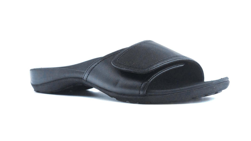 Load image into Gallery viewer, Orthotic Sandals Bunion Flip-Flops Flat Heel Slide Slippers Flats - Black (EU 46)-0
