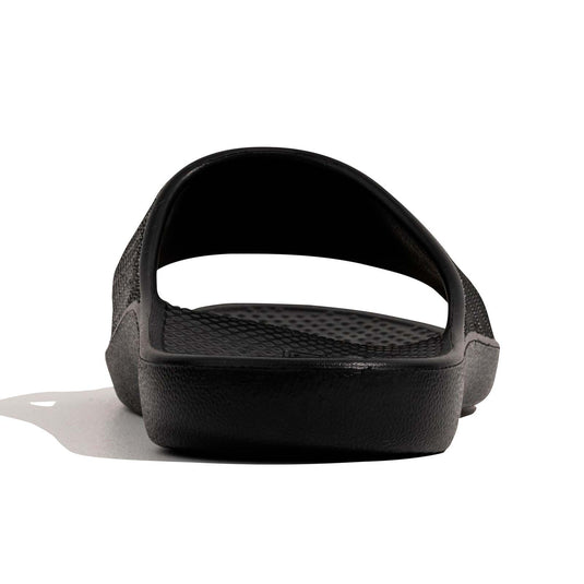 Archline Rebound Orthotic Slides Flip Flop Thongs Slip On Arch Support - Black-4