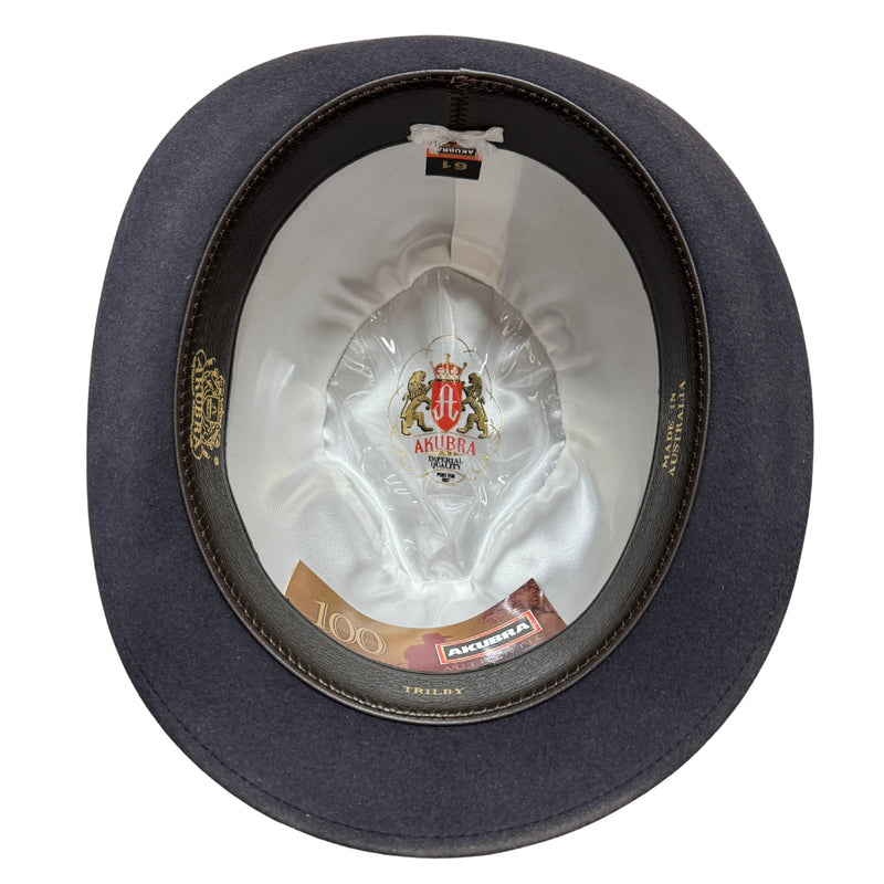 Load image into Gallery viewer, Akubra Trilby Fur Felt Hat - Grey-4
