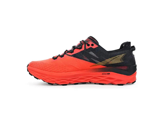 Altra Mens Mont Blanc Trail Running Shoes Sneakers Runners in Coral/Black-4
