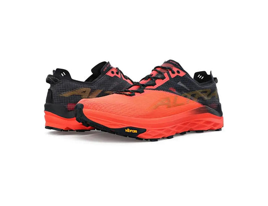 Altra Mens Mont Blanc Trail Running Shoes Sneakers Runners in Coral/Black-3