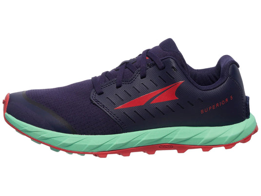 Altra Superior 5 Womens Trail Running Shoes Sneakers Runners - Dark Purple-0