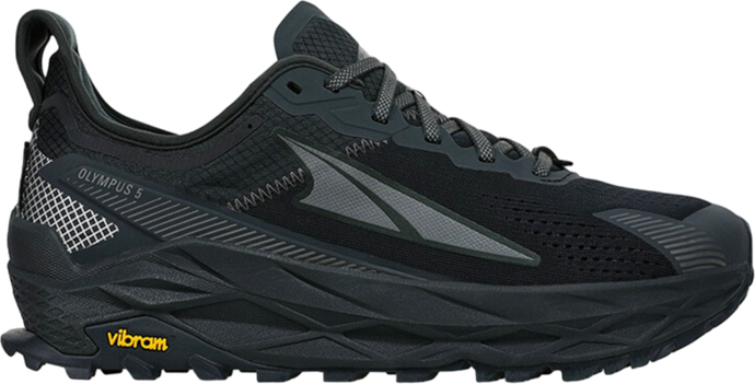 Altra Mens Olympus 5 Shoes Trail Hiking Running Walking Sneakers Vibram Sole in Black-0
