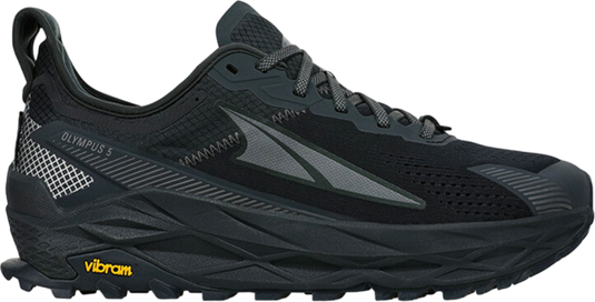 Altra Mens Olympus 5 Shoes Trail Hiking Running Walking Sneakers Vibram Sole in Black-0