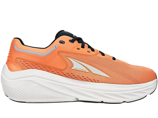 Altra VIA Olympus Mens Road Running Shoes Max Cushion in Black/Orange – US 11-0