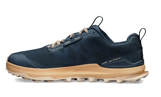 Altra Lone Peak 8 Womens Trail Running Shoes in Navy/Coral-3
