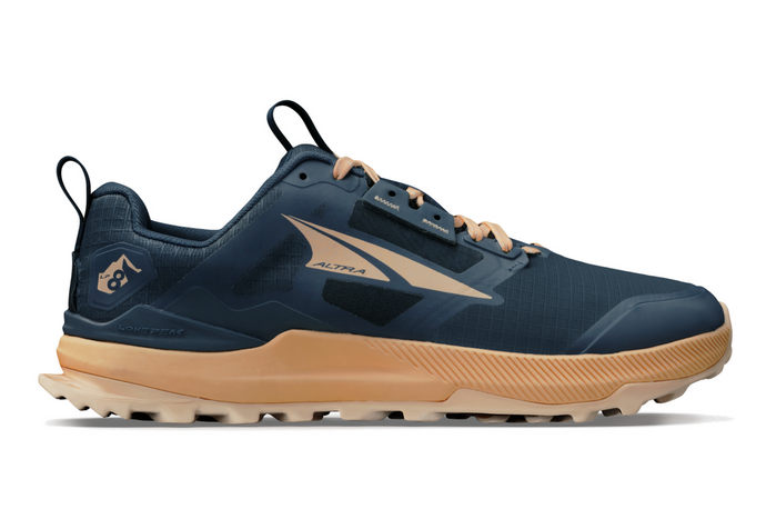 Altra Lone Peak 8 Womens Trail Running Shoes in Navy/Coral-0