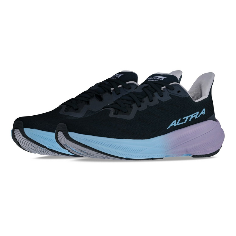 Load image into Gallery viewer, Altra Womens Experience Flow 2 Sneakers Running Shoes in Black/Light Blue-3
