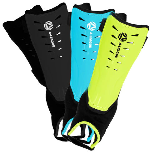 Hyundai A-League HAL Sock Slip In Soccer Shin Guards Football Pads - Assorted Colour-0