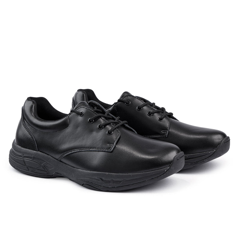 Load image into Gallery viewer, Alex Senior Leather Lace Up School Shoe - Black
