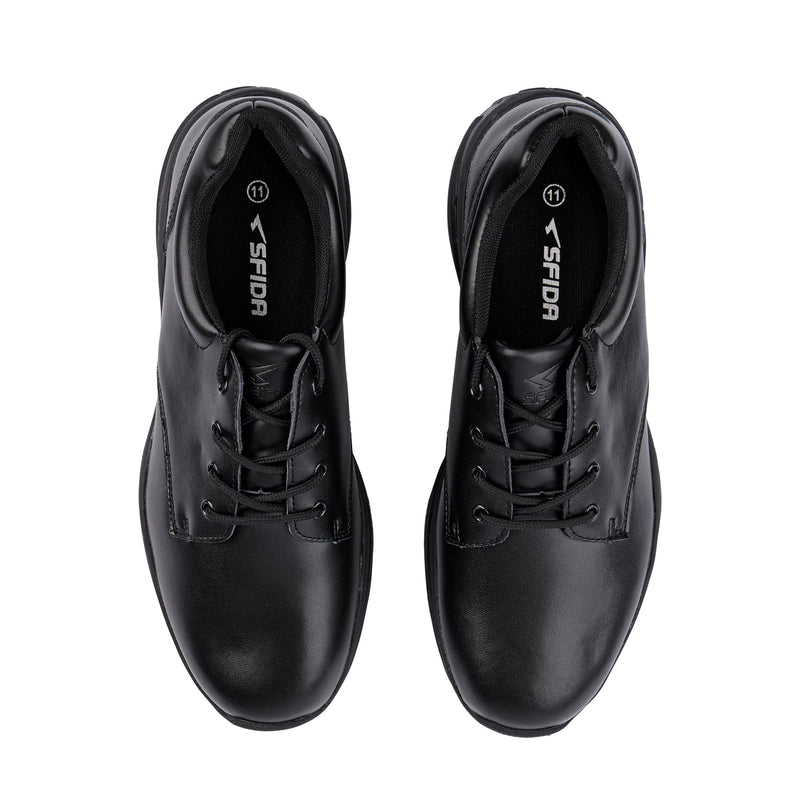 Load image into Gallery viewer, Alex Junior Leather  Lace Up School Shoe - Black
