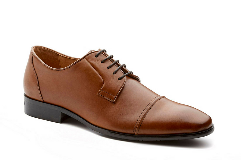 Load image into Gallery viewer, Massa Anzio Mens Leather Lace Up Boot Orthotic Friendly Work Dress Formal - Tan-0
