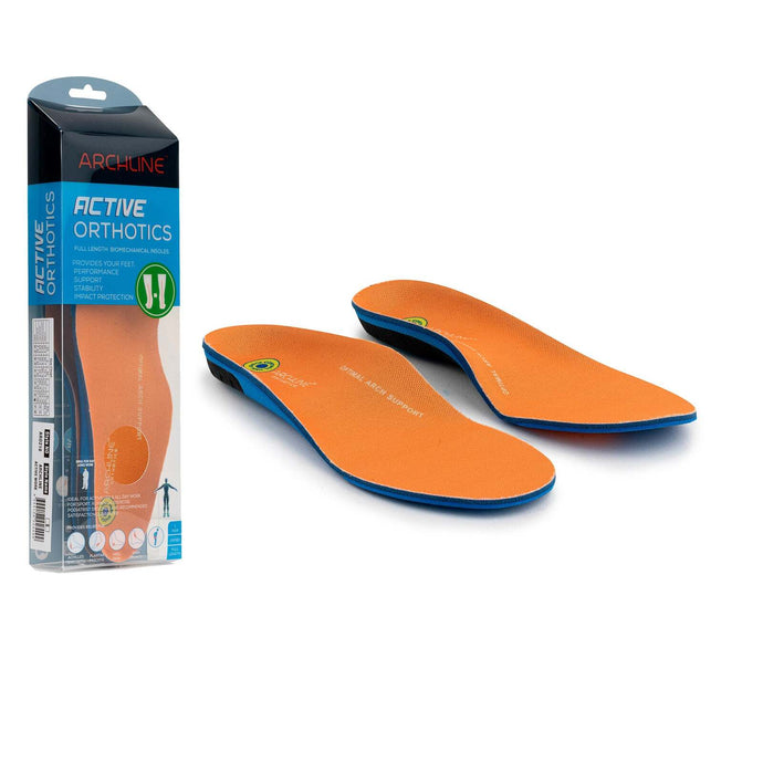 Archline Active Orthotics Full Length Arch Support Pain Relief Insoles - For Work-0