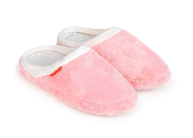 Load image into Gallery viewer, ARCHLINE Orthotic Slippers Slip On Arch Scuffs Pain Relief Moccasins - Pink-0
