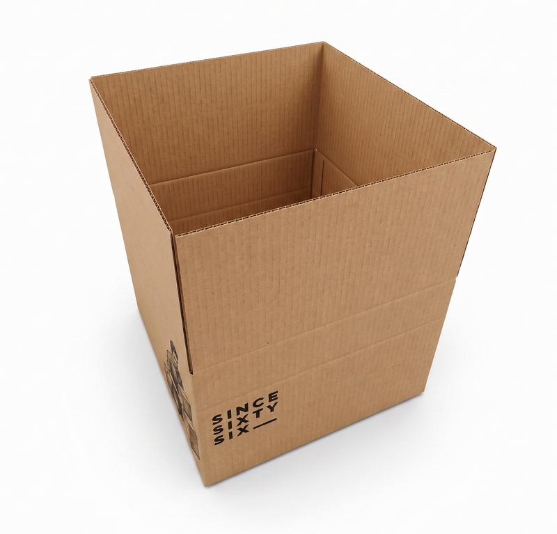 Load image into Gallery viewer, 15x Height Adjustable Corrugated Cardboard Moving and Storage Box (46 x 49 x 30/21cm)-0
