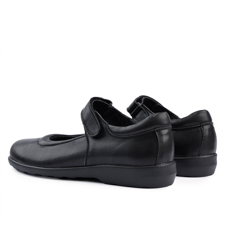 Load image into Gallery viewer, Ava 2 Junior Leather School Shoe - Black
