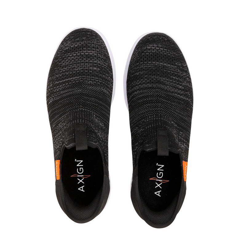 Load image into Gallery viewer, Axign Slipstream Lightweight Slip-On Orthotic Shoe in Charcoal-4
