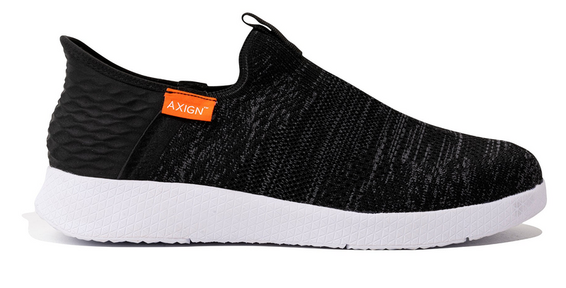 Load image into Gallery viewer, Axign Slipstream Lightweight Slip-On Orthotic Shoe in Charcoal-0
