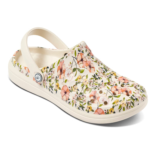 Varsity Clog - Bone-Summer Floral-3