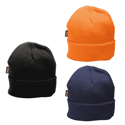 Portwest Insulatex Beanie Thermal Insulated Acrylic Hat Warm Winter Cap Knit-0