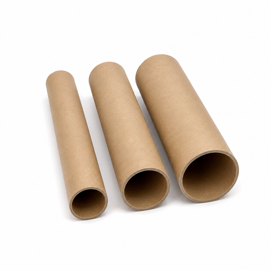 3x Strong Cardboard Paper Tubes for Arts, Crafts, Schools, DIY + More (20cm Length, 30/40/50mm Diameters) in Brown-0