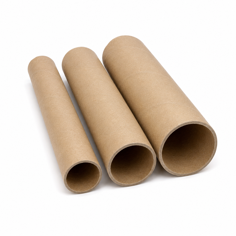 Load image into Gallery viewer, 3x Strong Cardboard Paper Tubes for Arts, Crafts, Schools, DIY + More (25cm Length, 30/40/50mm Diameters) in Brown-1
