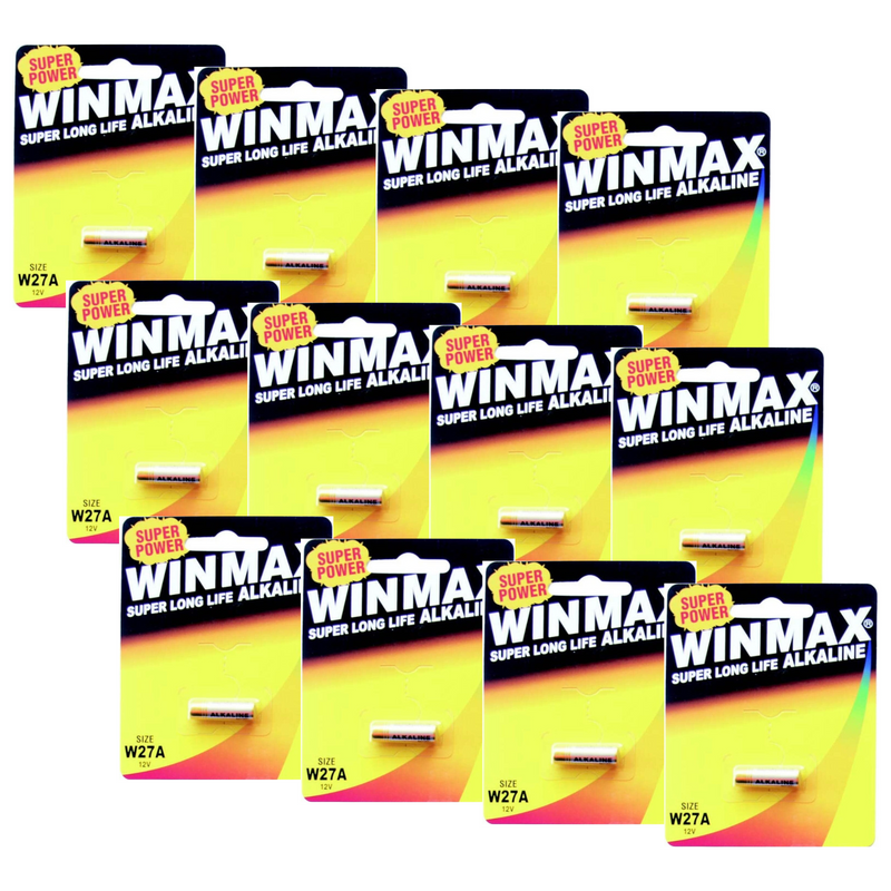 Load image into Gallery viewer, Size W27A Alkaline Battery Super Long Life 12V Battery - 12 Packs-1
