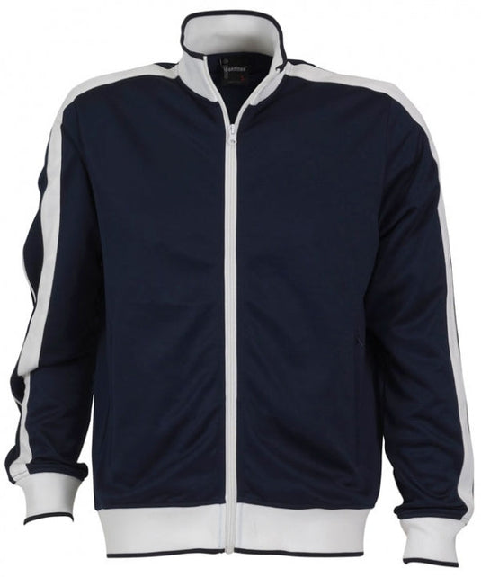 Identitee Mens Varsity Track Top Jacket Tracksuit Warm Winter Jumper Long Sleeve-10
