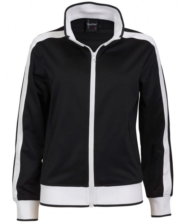 Load image into Gallery viewer, Identitee Ladies Track Top Jacket Tracksuit Warm Winter Full Zip Varsity Jumper-10
