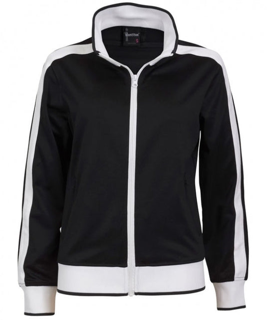 Identitee Ladies Track Top Jacket Tracksuit Warm Winter Full Zip Varsity Jumper-10