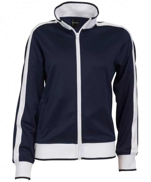 Load image into Gallery viewer, Identitee Ladies Track Top Jacket Tracksuit Warm Winter Full Zip Varsity Jumper-6
