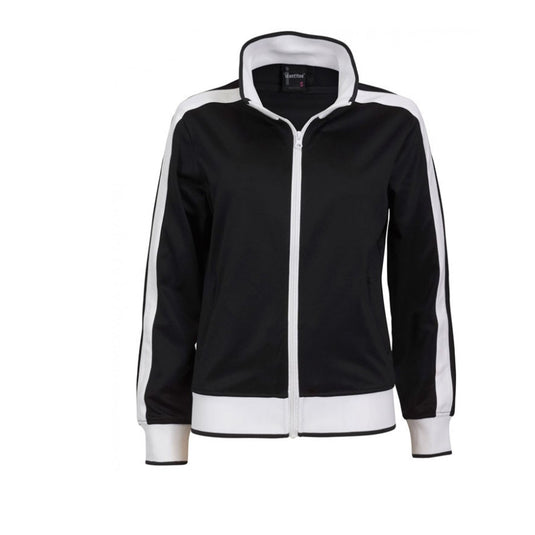 Identitee Ladies Track Top Jacket Tracksuit Warm Winter Full Zip Varsity Jumper-4