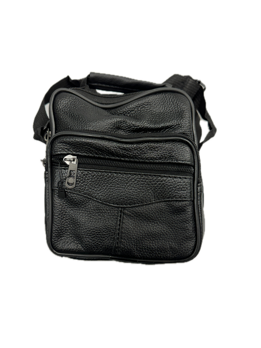 Small Genuine Leather Messenger Bag Shoulder Travel Satchel Crossbody Sling-1