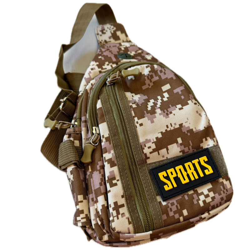 Load image into Gallery viewer, Tactical Camo Crossbody Bag Chest Shoulder Sling Rucksack Army Camouflage-4
