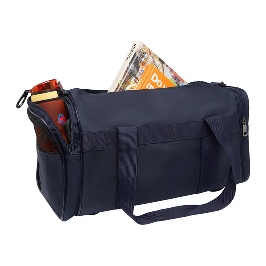 28L Travel Foldable Duffel Bag Gym Sports Luggage Foldaway School Bags - Dark Navy-2