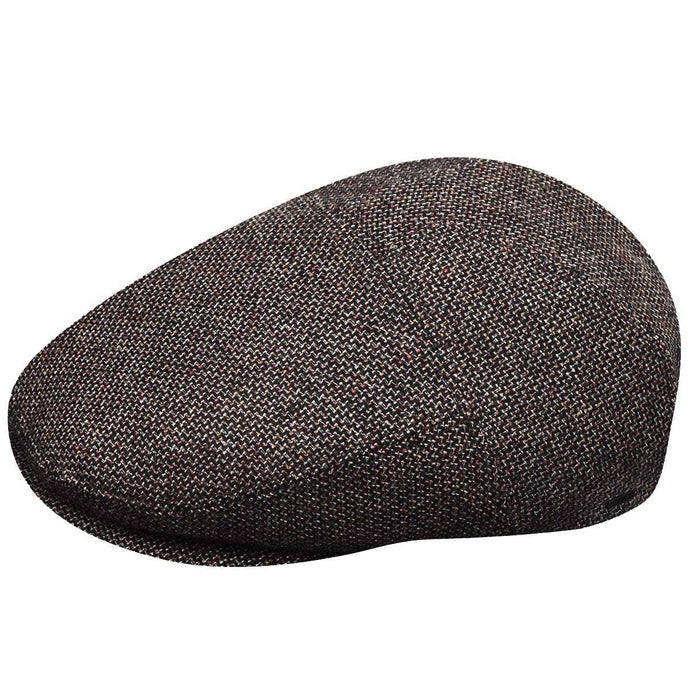 Bailey Mens Holford Ivy Flat Cap Fit for Autumn/Winter Season - Black Multi-0