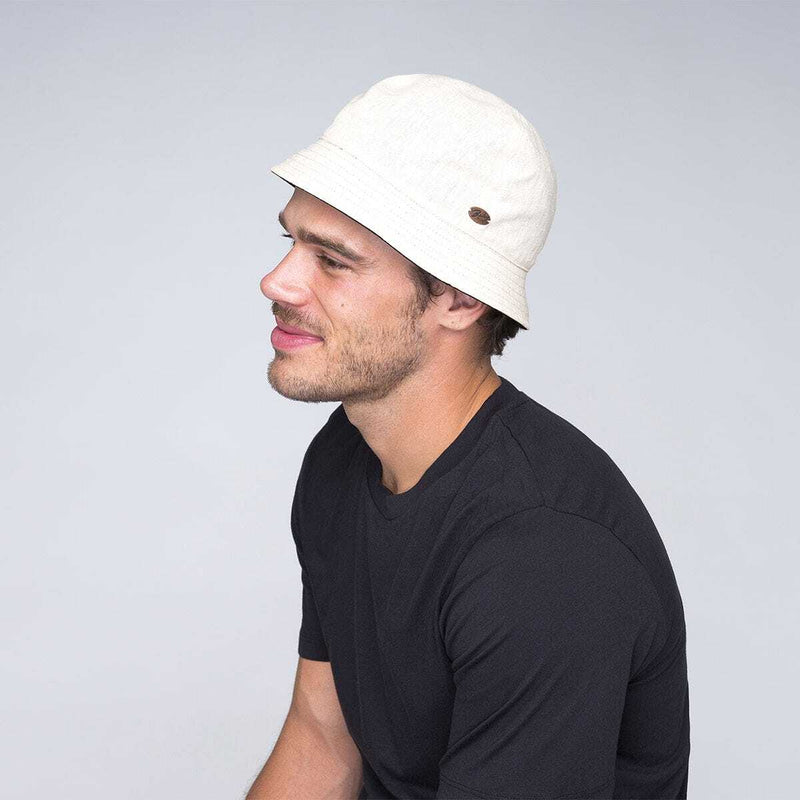 Load image into Gallery viewer, Bailey Mens Crannell Bucket Hat Fit for Spring/Summer Season - Beige-4
