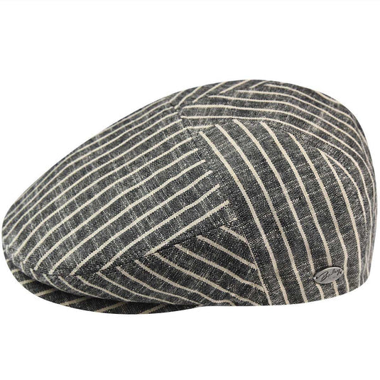 Bailey Mens Piland Ivy & Flat Cap For Spring and Summer Season - Black-1