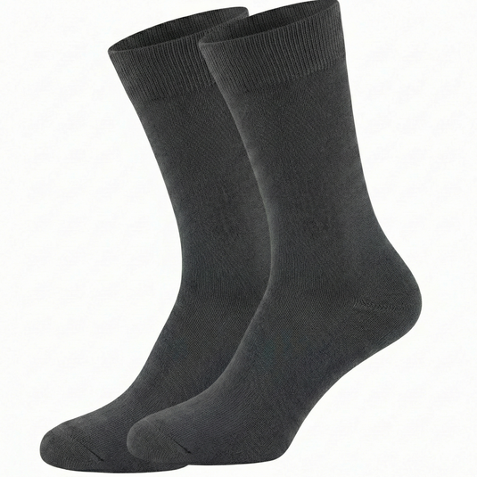 Formalaties Premium Bamboo Socks in Charcoal (Size 7-11)-0