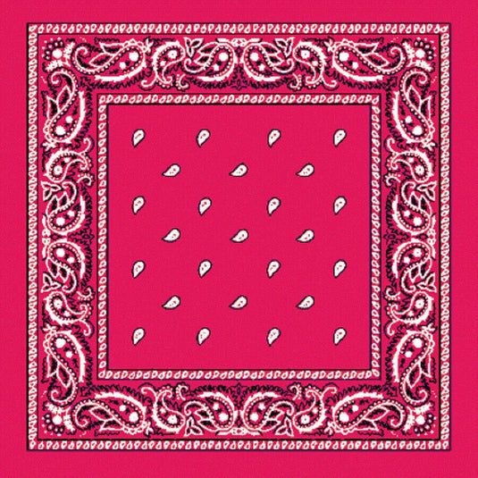 BANDANA Paisley 100% COTTON Head Wrap Durag Bandanna Summer Biker Scarf Mask-19